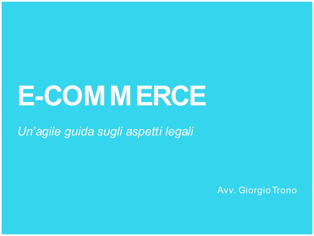 Aspetti legali per e-commerce